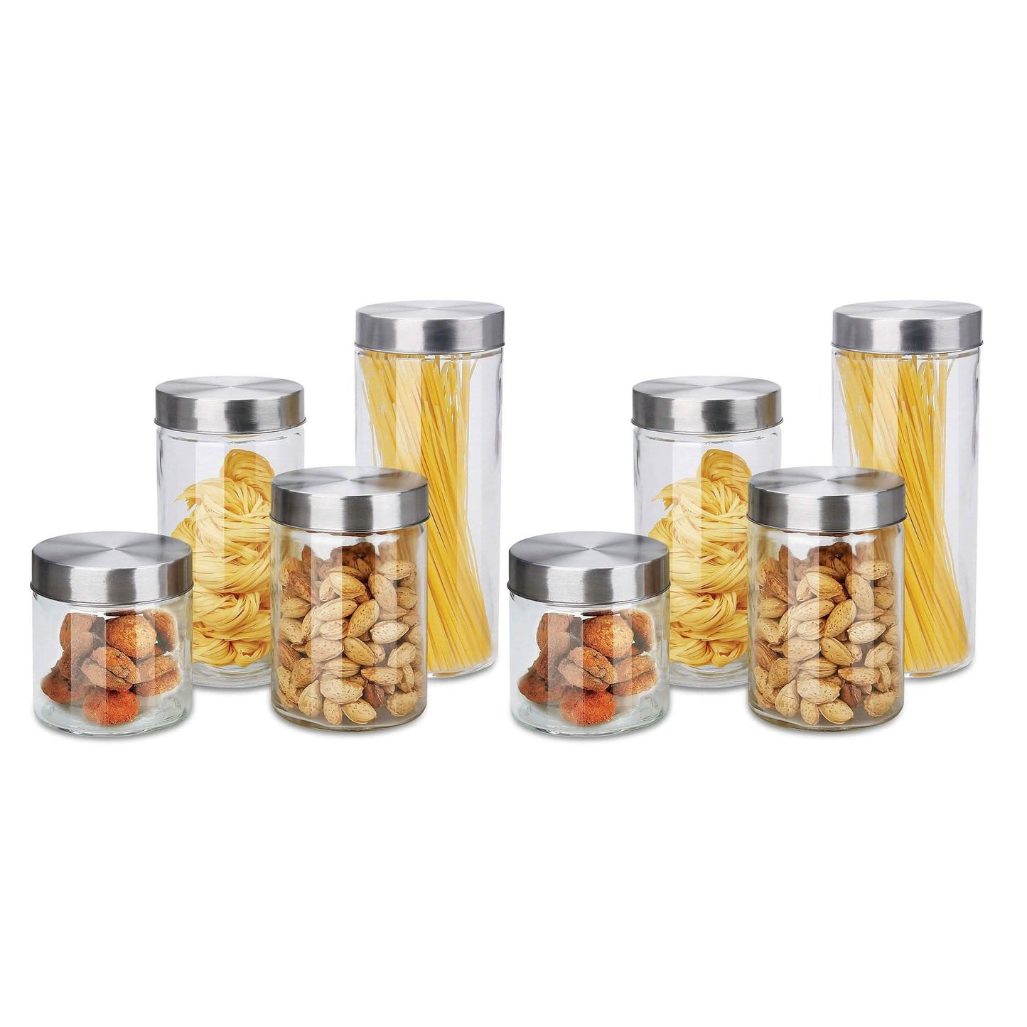 8-Piece: Glass Canister Set DailySale
