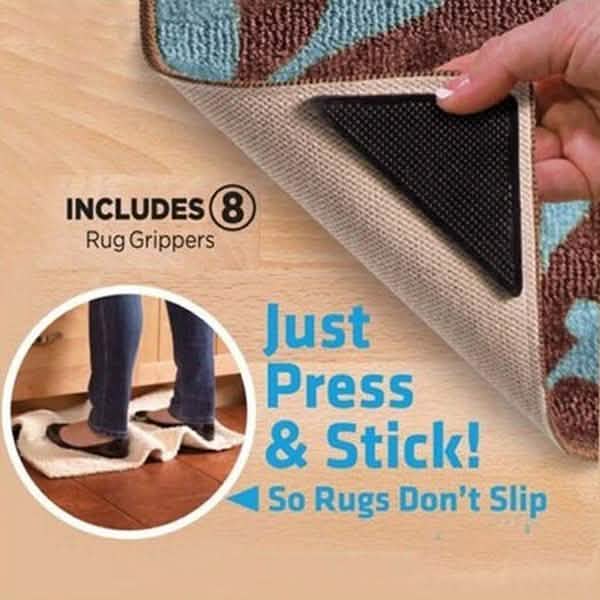 8 Piece: Non-Slip Silicone Mat Grippers DailySale