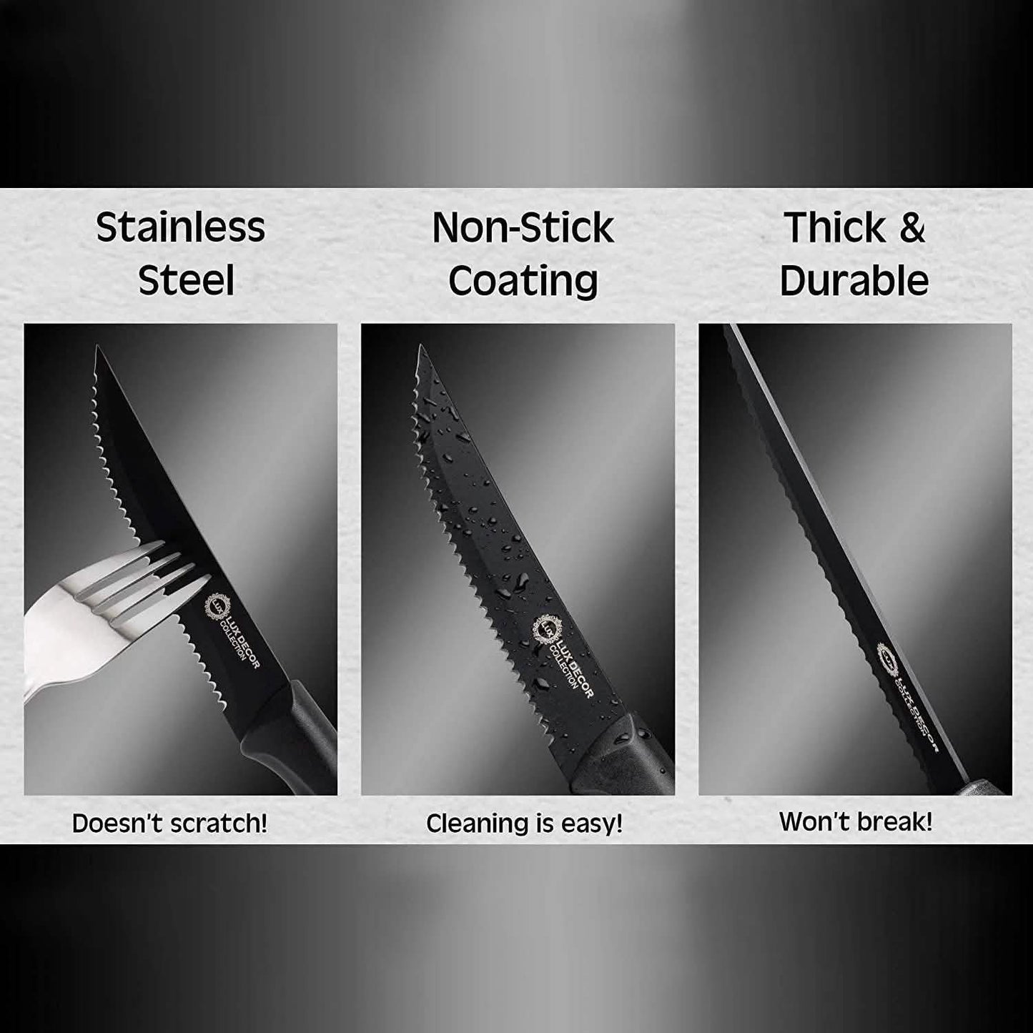 8-Piece Set: Steak Knife Stainless Steel DailySale