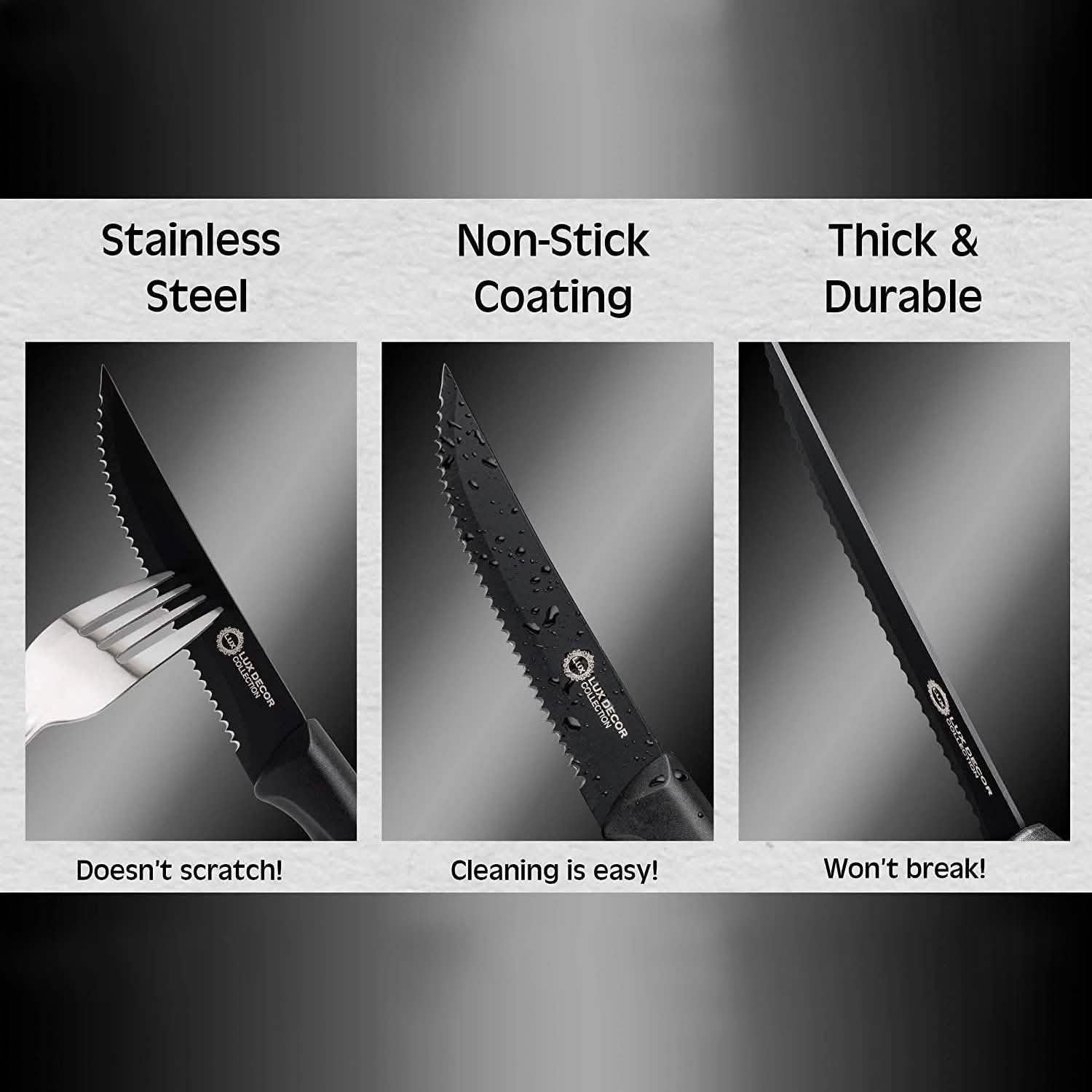 8-Piece Set: Steak Knife Stainless Steel DailySale