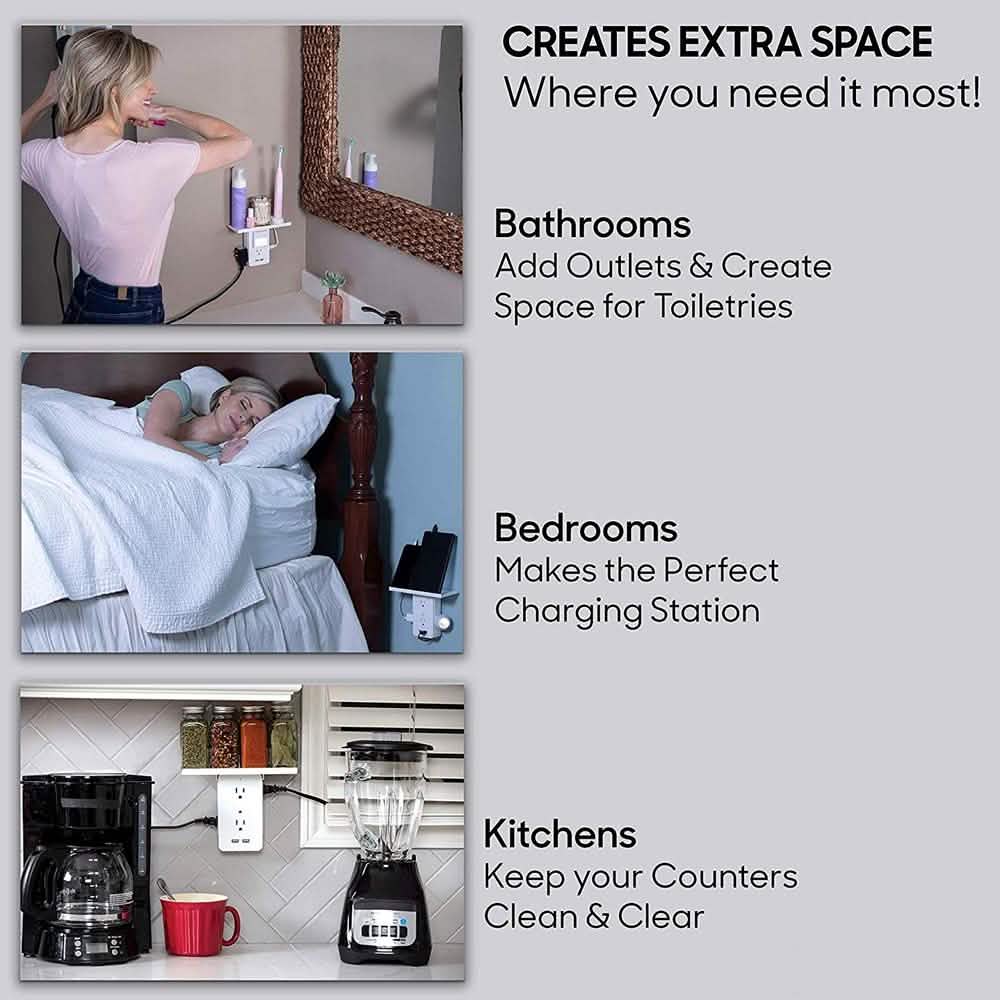 8-Port Multi-Function US Standard Socket DailySale