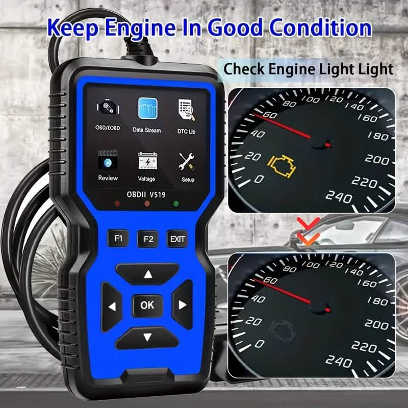 OBD2 Engine Diagnostic Tool – Universal Code Reader (Blue) DailySale