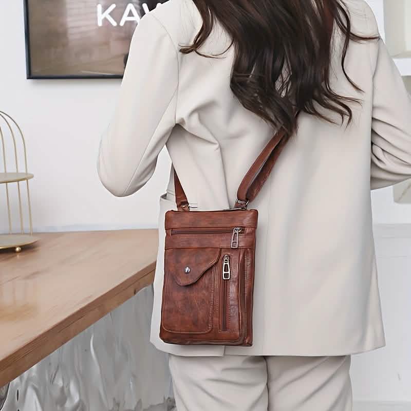 Women’s Vintage Leather Crossbody Bag DailySale