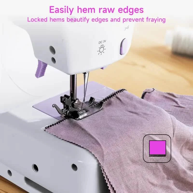 Pro Portable Electric Sewing Machine – 12 Stitches, Adjustable Speed, Multifunctional DailySale