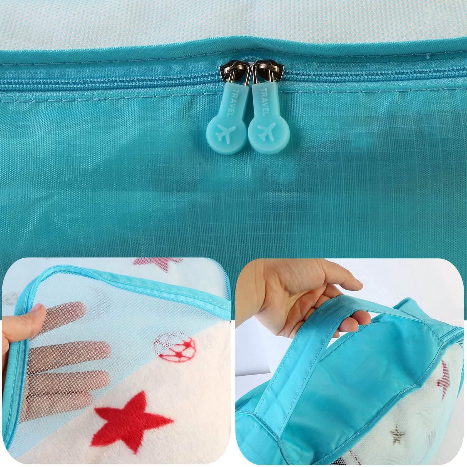 9-Piece: Clothes Storage Bags Water-Resistant Travel Luggage Organizer DailySale