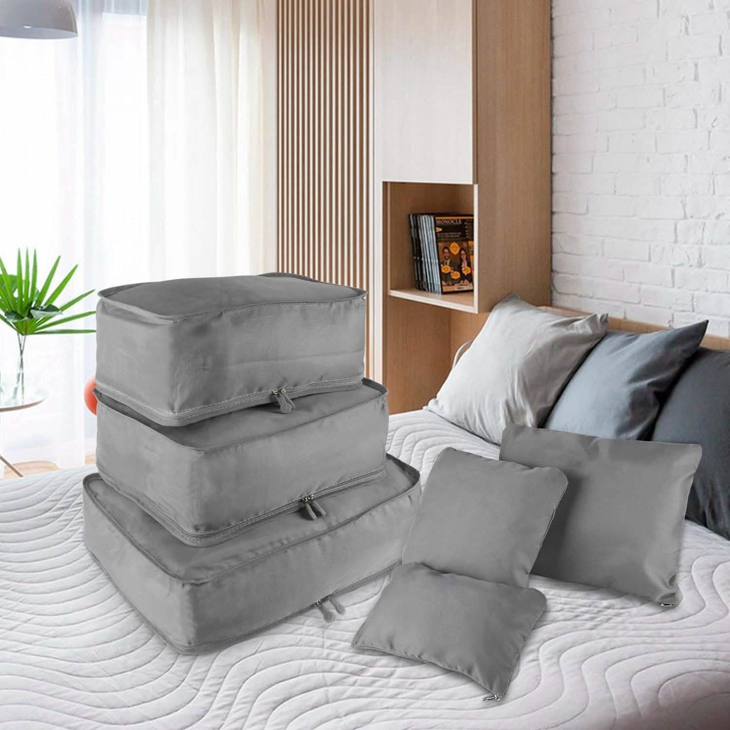 9-Piece: Clothes Storage Bags Water-Resistant Travel Luggage Organizer DailySale