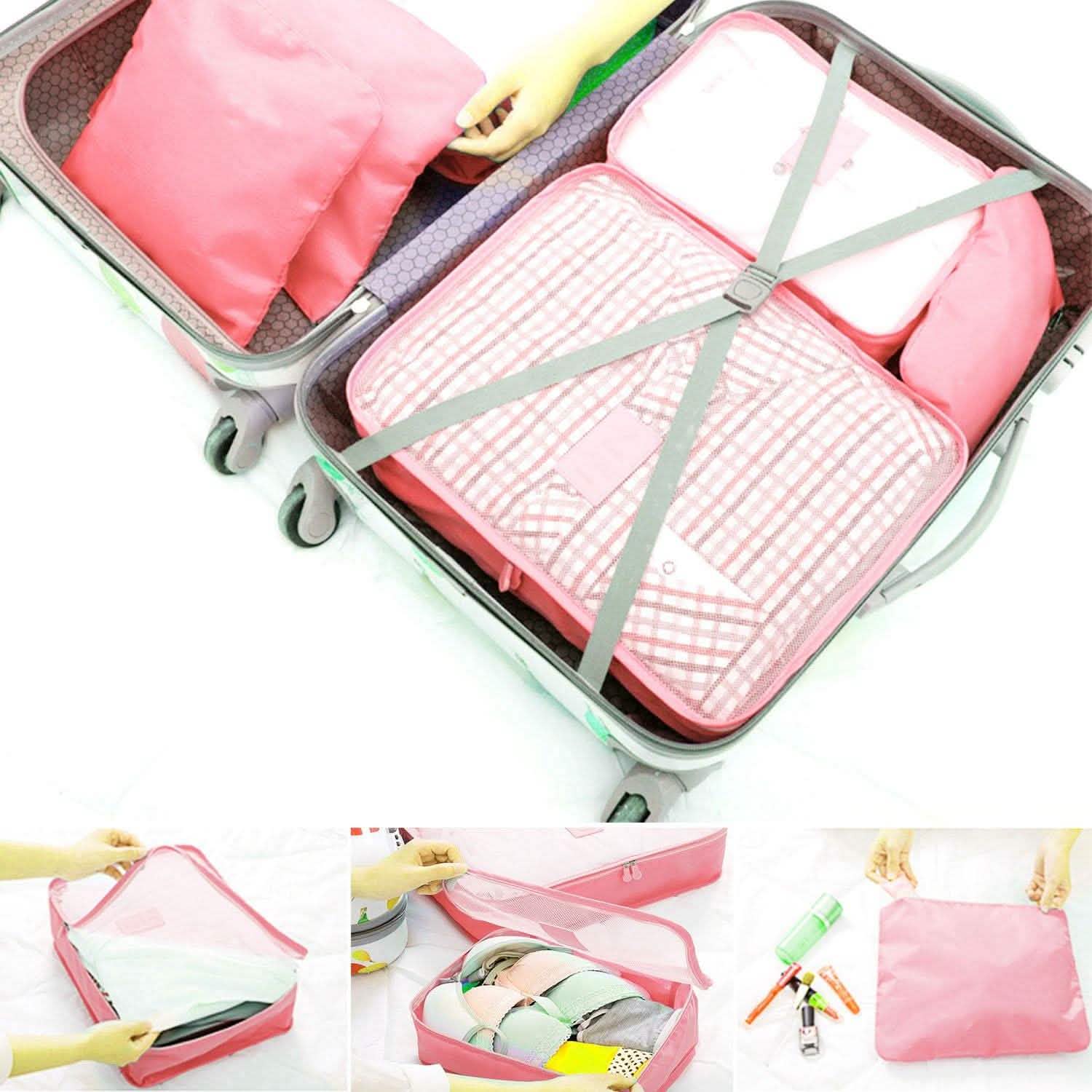 9-Piece: Clothes Storage Bags Water-Resistant Travel Luggage Organizer DailySale