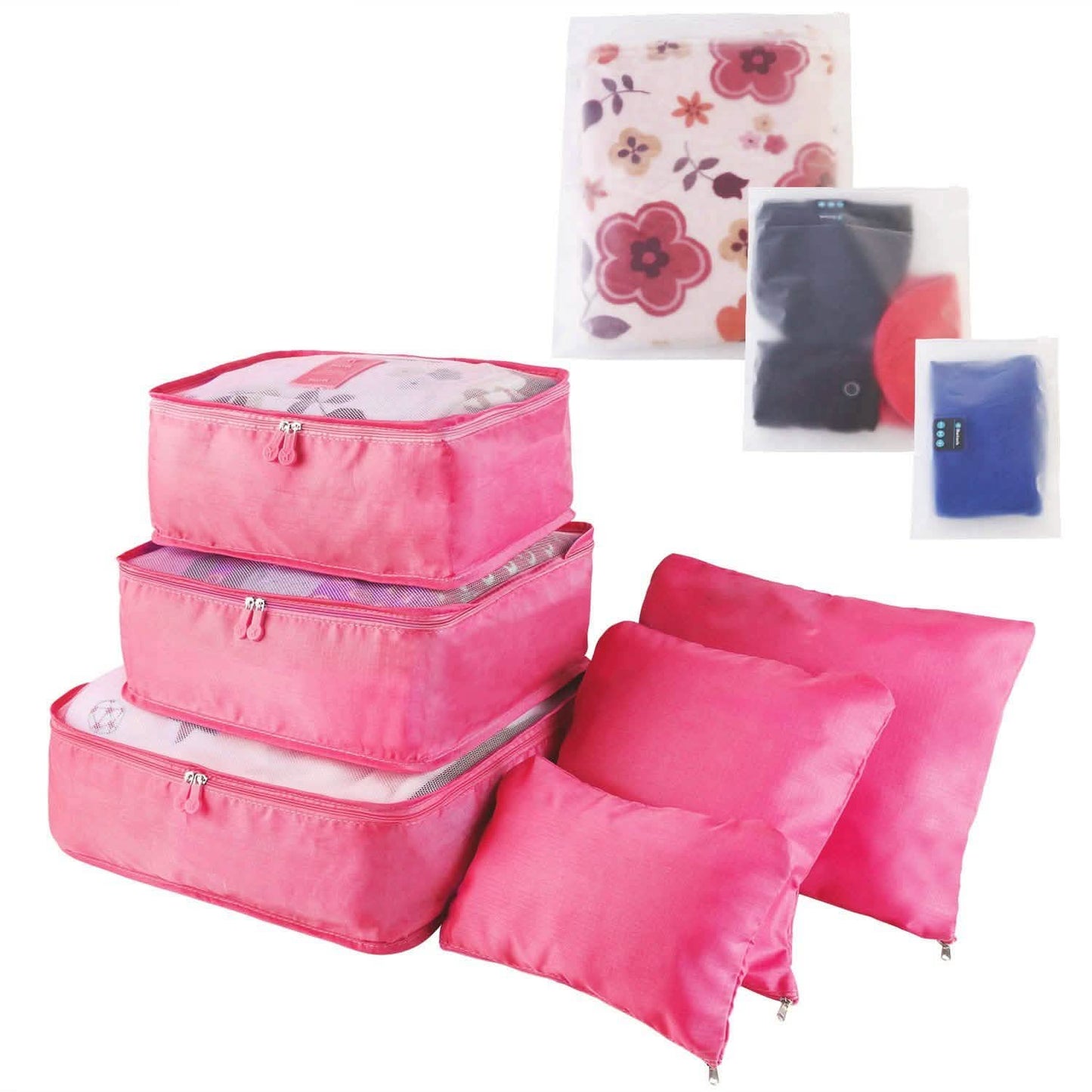 9-Piece: Clothes Storage Bags Water-Resistant Travel Luggage Organizer DailySale