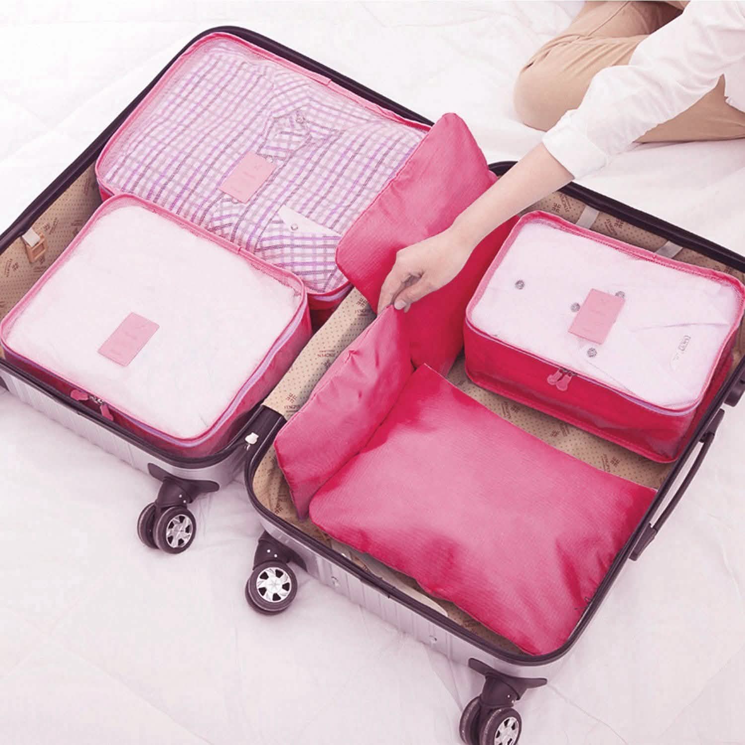 9-Piece: Clothes Storage Bags Water-Resistant Travel Luggage Organizer DailySale