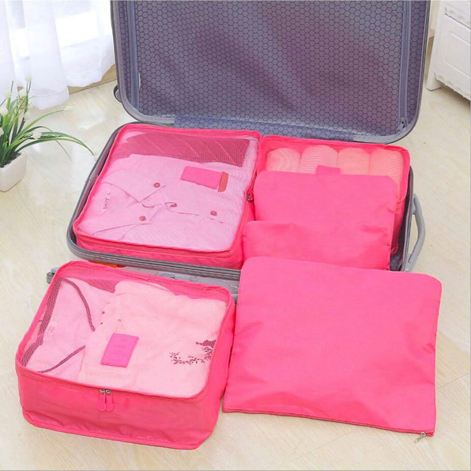 9-Piece: Clothes Storage Bags Water-Resistant Travel Luggage Organizer DailySale