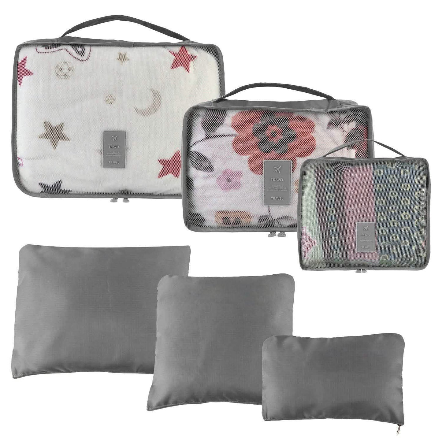9-Piece: Clothes Storage Bags Water-Resistant Travel Luggage Organizer DailySale
