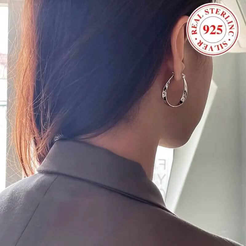 925 Silver Hypoallergenic Elegant Retro Style Earrings DailySale