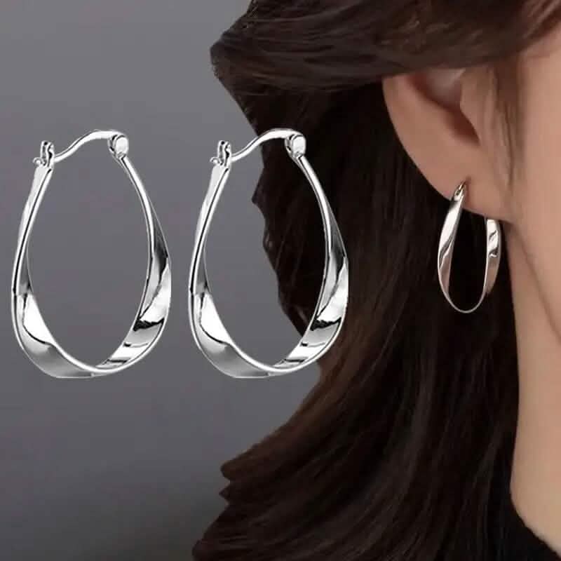 925 Silver Hypoallergenic Elegant Retro Style Earrings DailySale