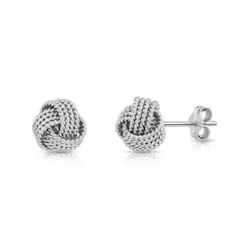925 Silver Love Nut Stud Earrings DailySale