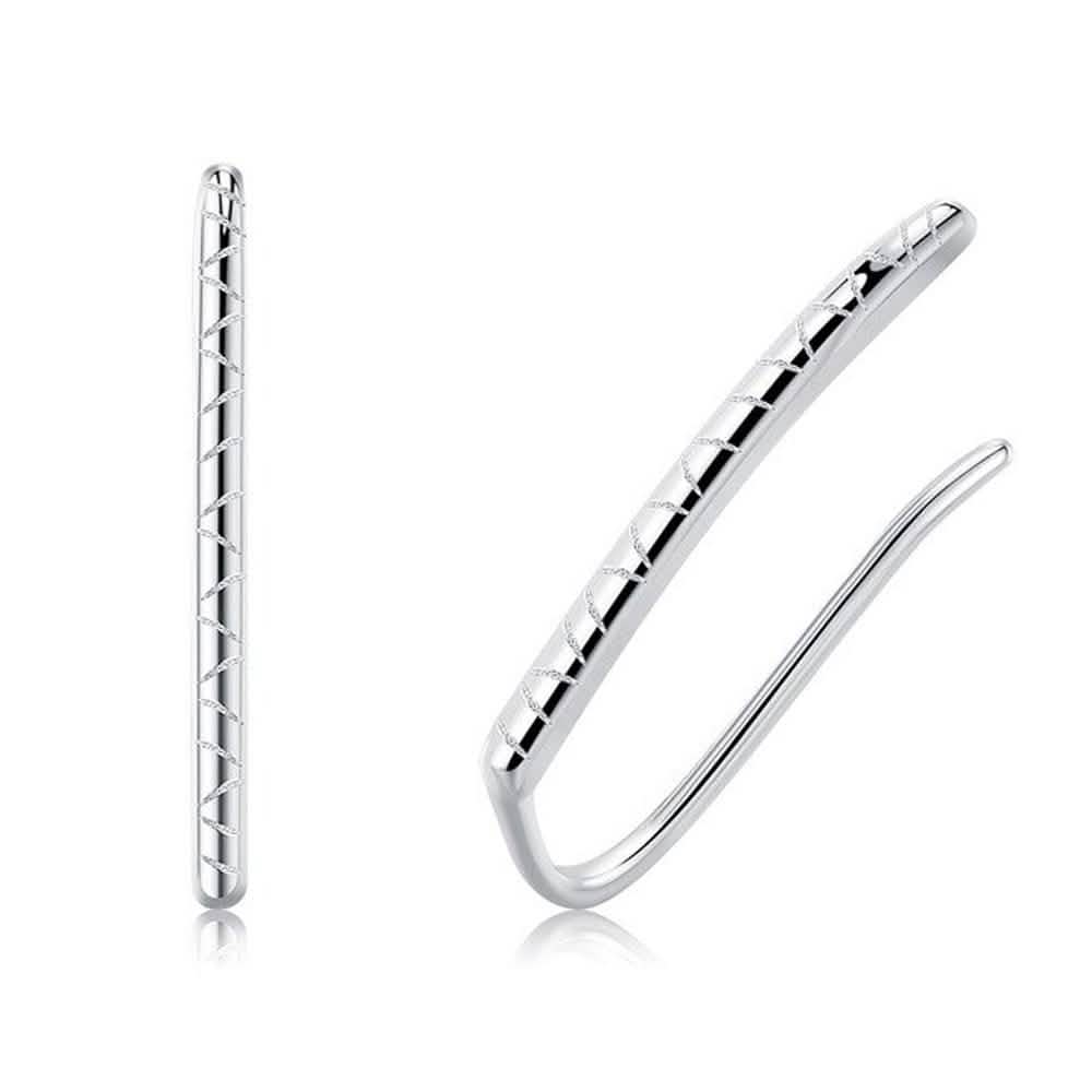 925 Sterling Silver Clip Earrings DailySale
