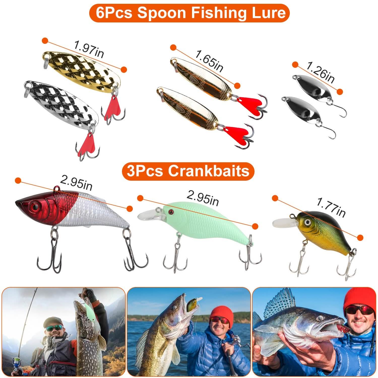 94-Piece: Fishing Lures Kit Soft Plastic Fishing Baits Set DailySale