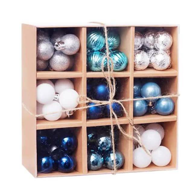 99-Piece: Christmas Balls Ornaments for Christmas Tree Gift Box Set DailySale
