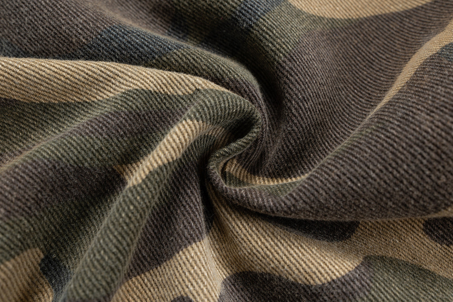 Deconstructed Denim Camo Layered Jeans - Avant-Garde Streetwear | LuxuryUrbanwear - Luxuryurbanwear