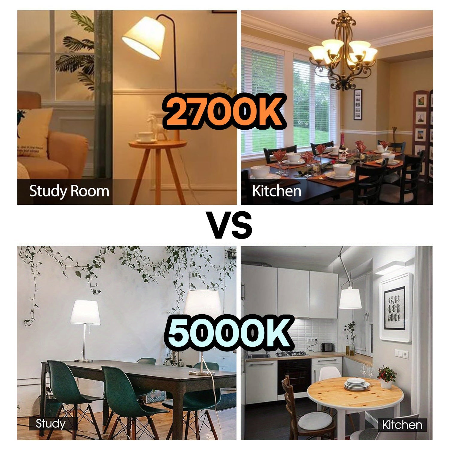 4-Pack A19 LED Light Bulbs, 60W Equivalent, Soft White or Cool Daylight, E26 Base, Non-Dimmable DailySale