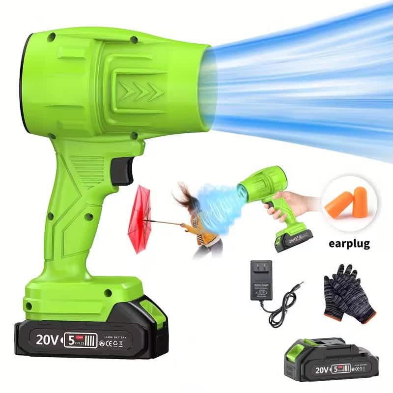 Turbo Jet Handheld Cordless Blower for Leaves, Dust & Car Drying DailySale