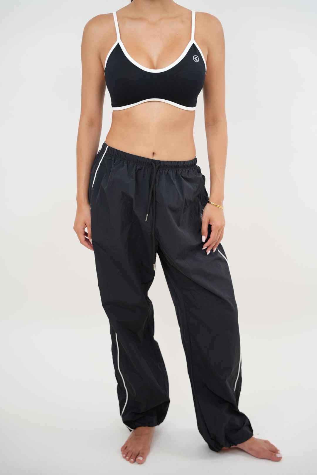 I Accept Change with Grace Black Versatile Relaxed Fit Pant
