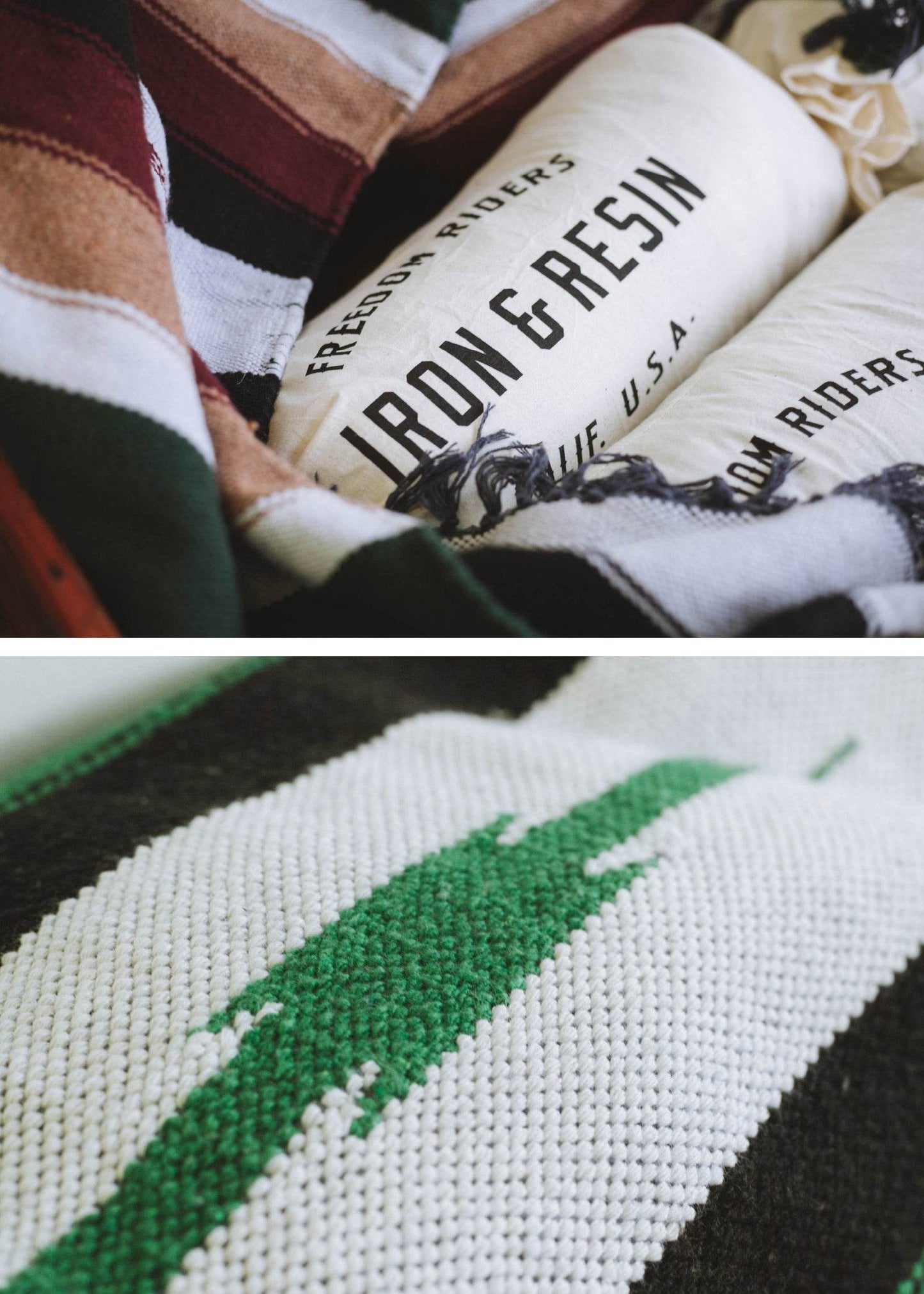Calle Blanket Iron & Resin