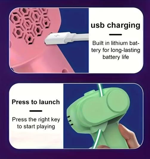 Handheld Luminous Rope Transmitter – USB Rechargeable, Stress Relief DailySale