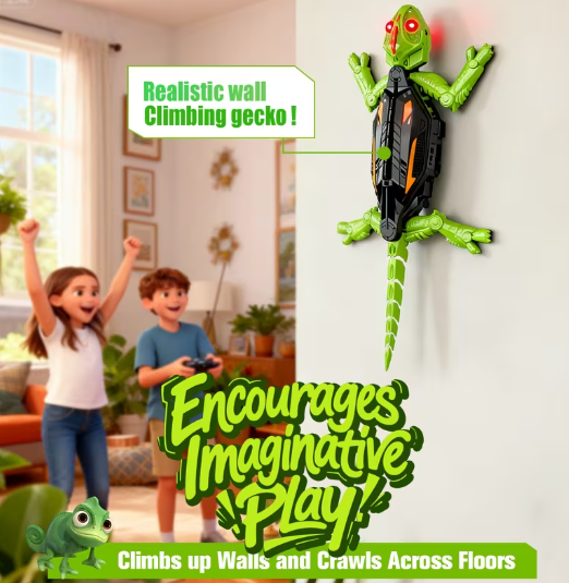 Wall Climbing RC Gecko – Remote Control Lizard Robot DailySale