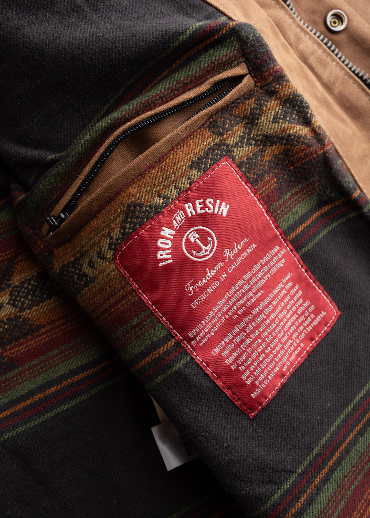 Cruiser Jacket - Raymond Waxed Canvas Iron & Resin