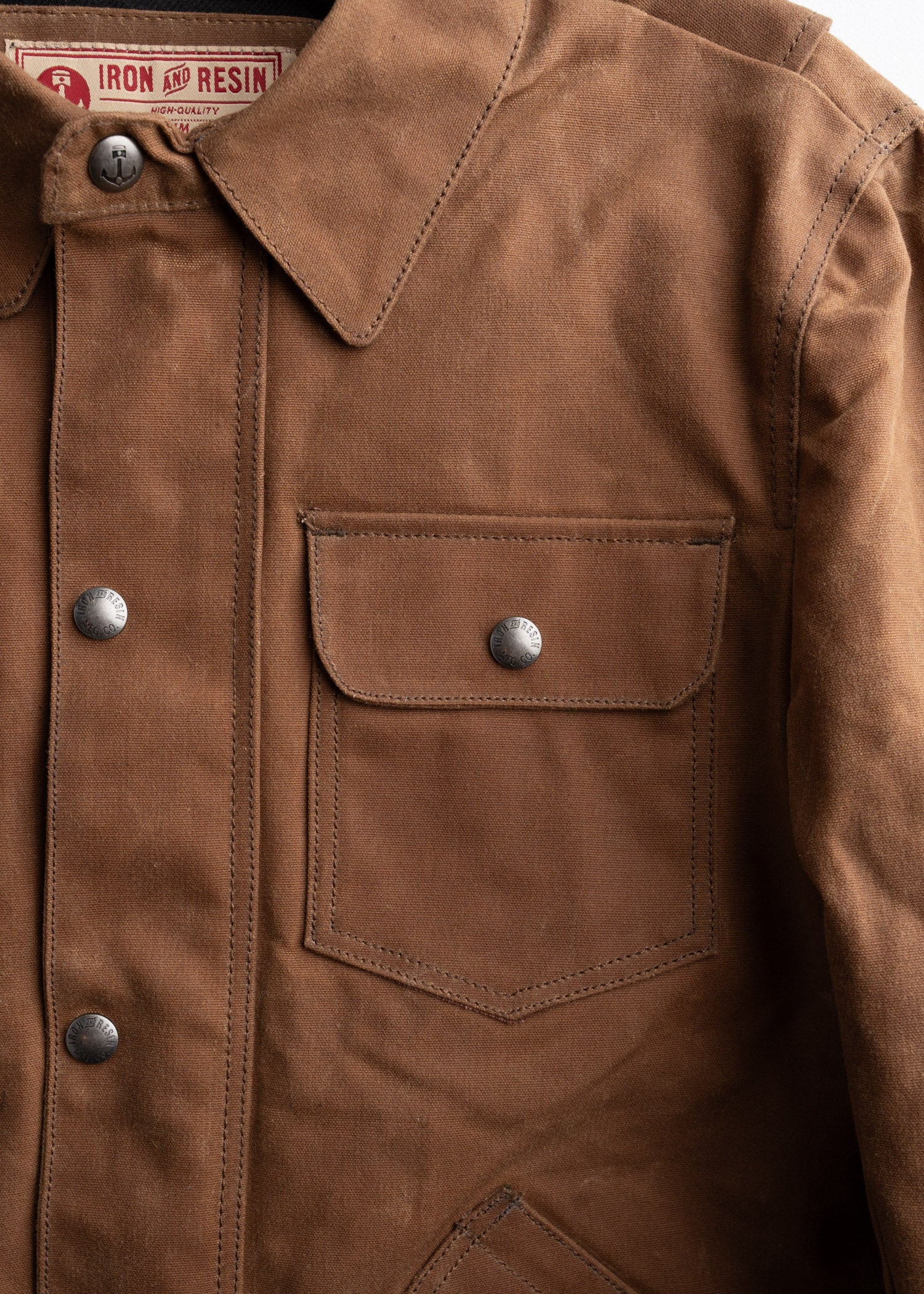 Cruiser Jacket - Raymond Waxed Canvas Iron & Resin