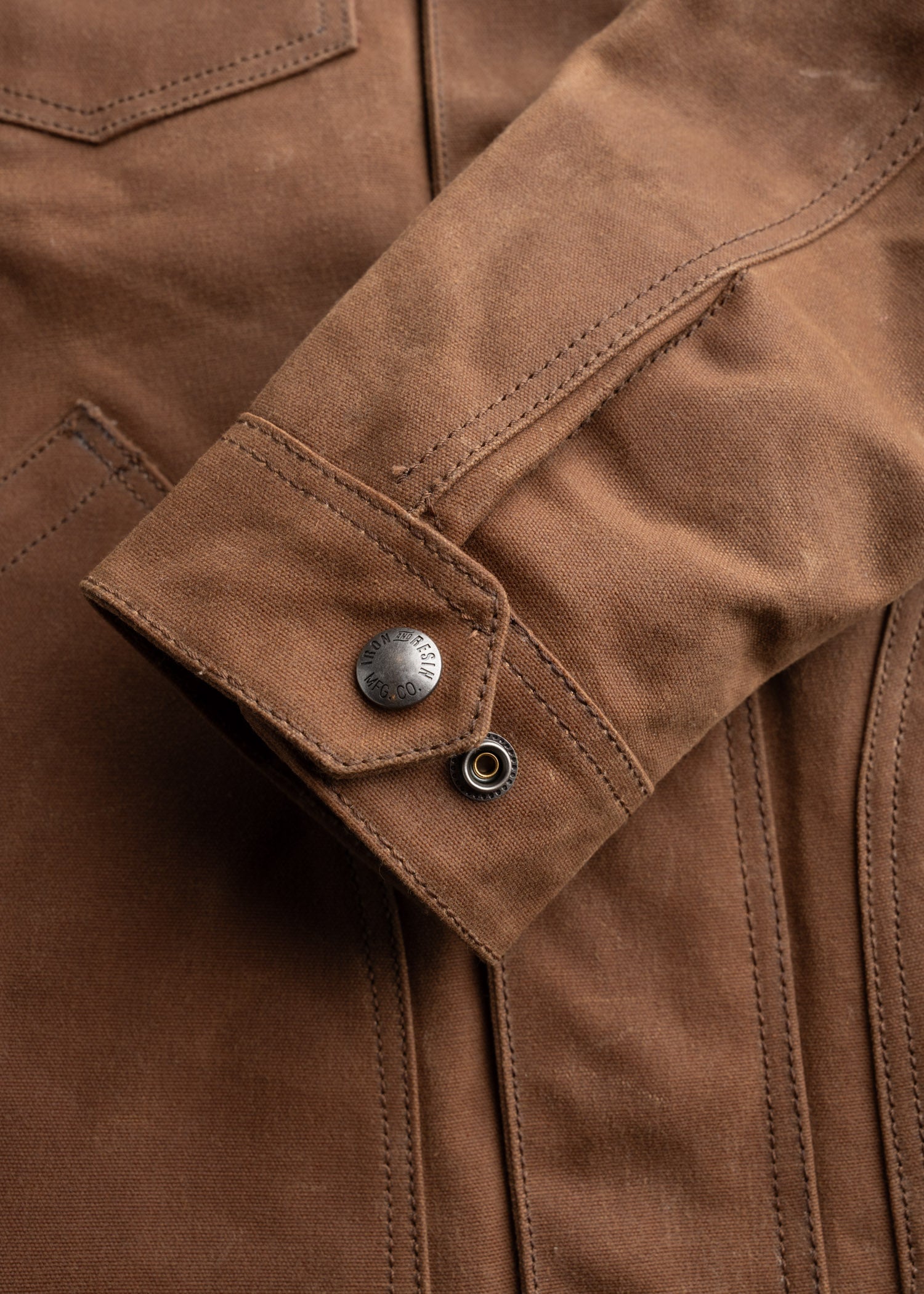 Cruiser Jacket - Raymond Waxed Canvas Iron & Resin