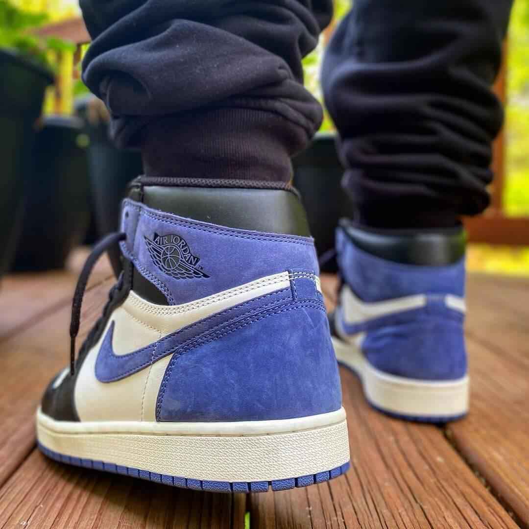 Custom Air Jordan 1 Blue Moon Sneakers SneakerNational
