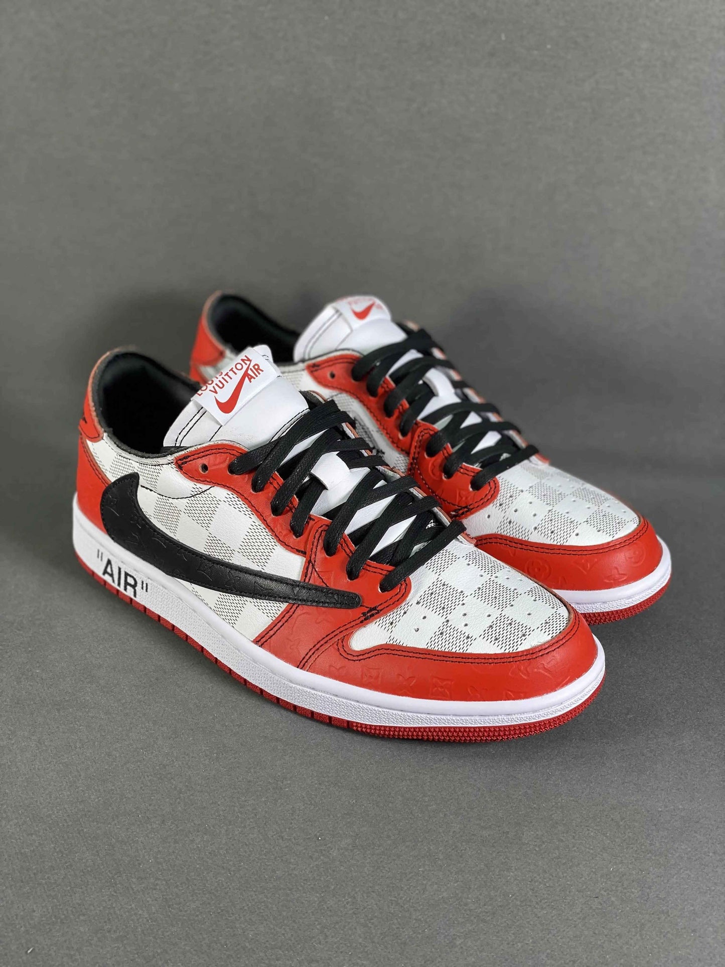 Custom Air Jordan 1 Low x Off-White x Travis Scott  DZ2403 006 SneakerNational