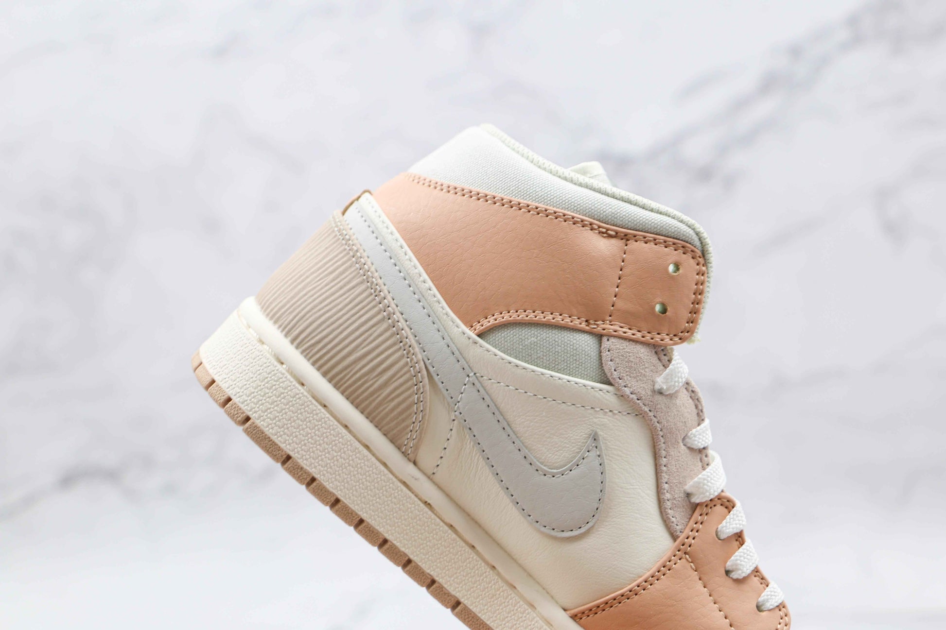 Custom Air Jordan 1 Mid CV3044 100 SneakerNational