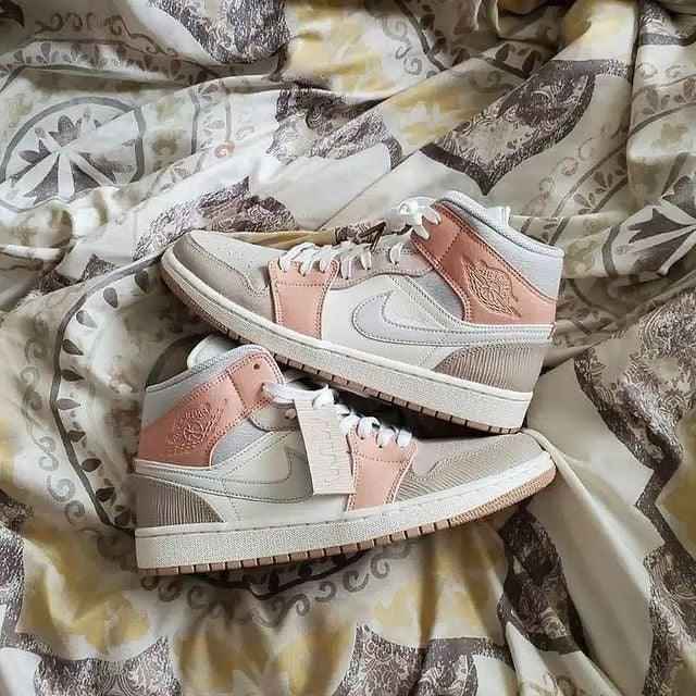 Custom Air Jordan 1 Mid CV3044 100 SneakerNational