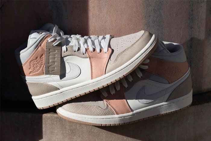 Custom Air Jordan 1 Mid CV3044 100 SneakerNational
