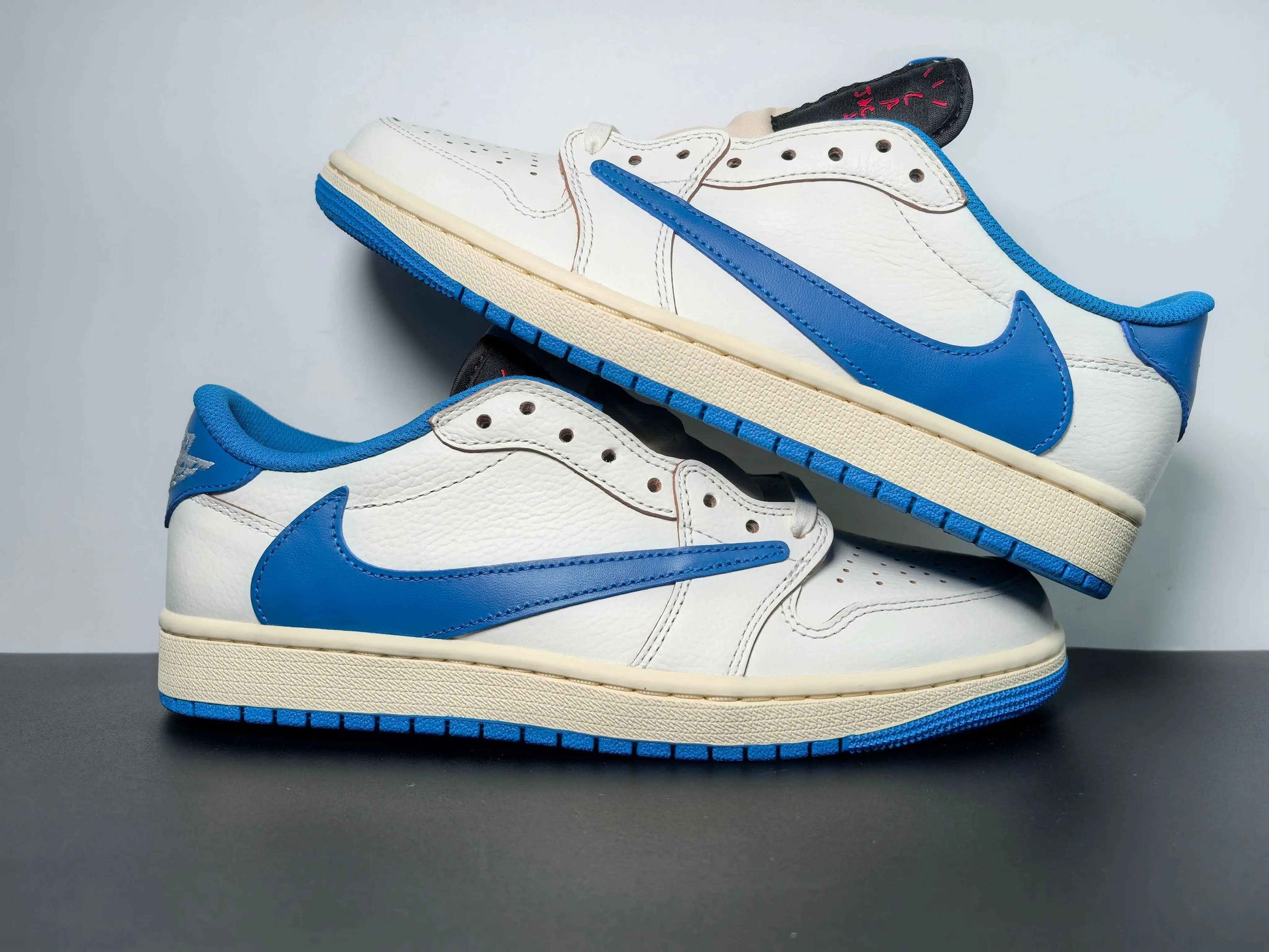 Custom Air Jordan 1 x Travis Scott x Fragment Design DM7866-104 SneakerNational