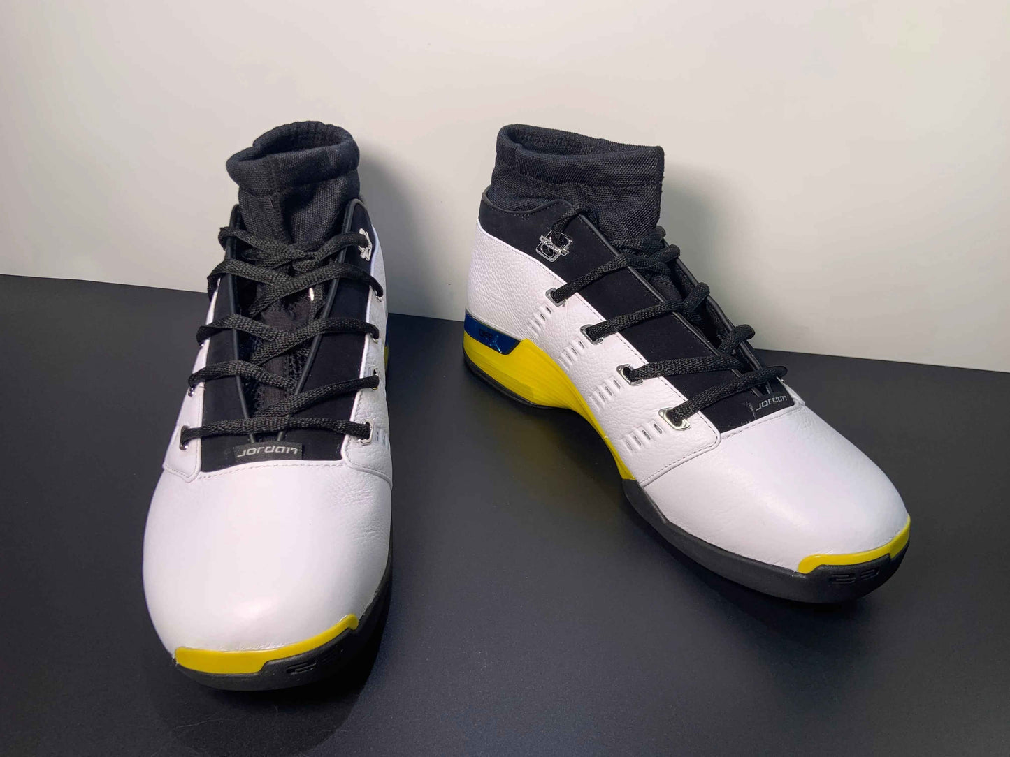 Custom Air Jordan 17 Low “Lightning” FJ0395-100 SneakerNational