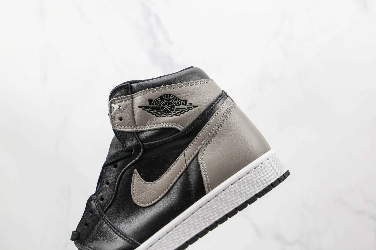 Custom Black Grey Jordan 1 High Q ( Customs And Box ), Jordan 1 Sneakers SneakerNational