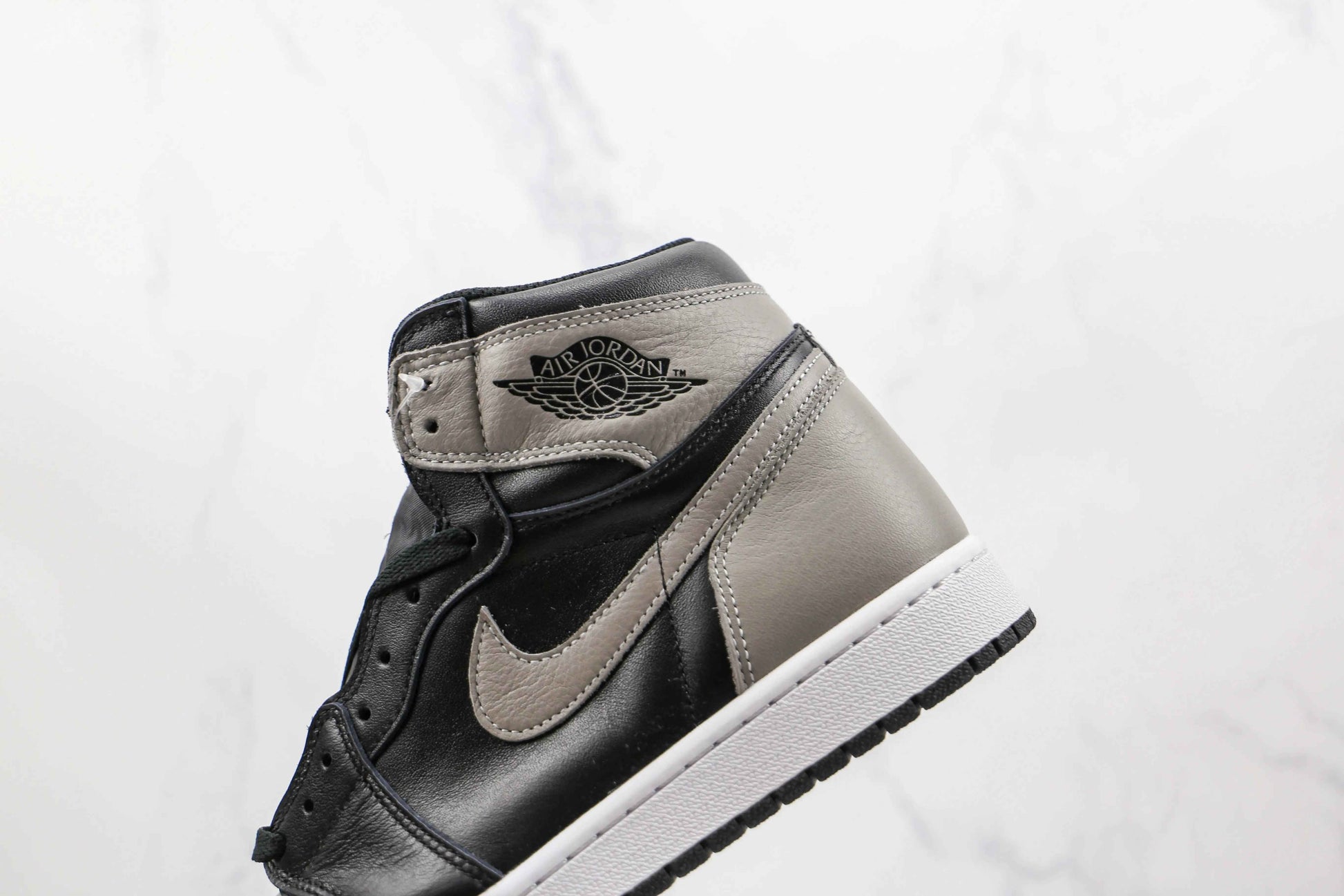 Custom Black Grey Jordan 1 High Q ( Customs And Box ), Jordan 1 Sneakers SneakerNational