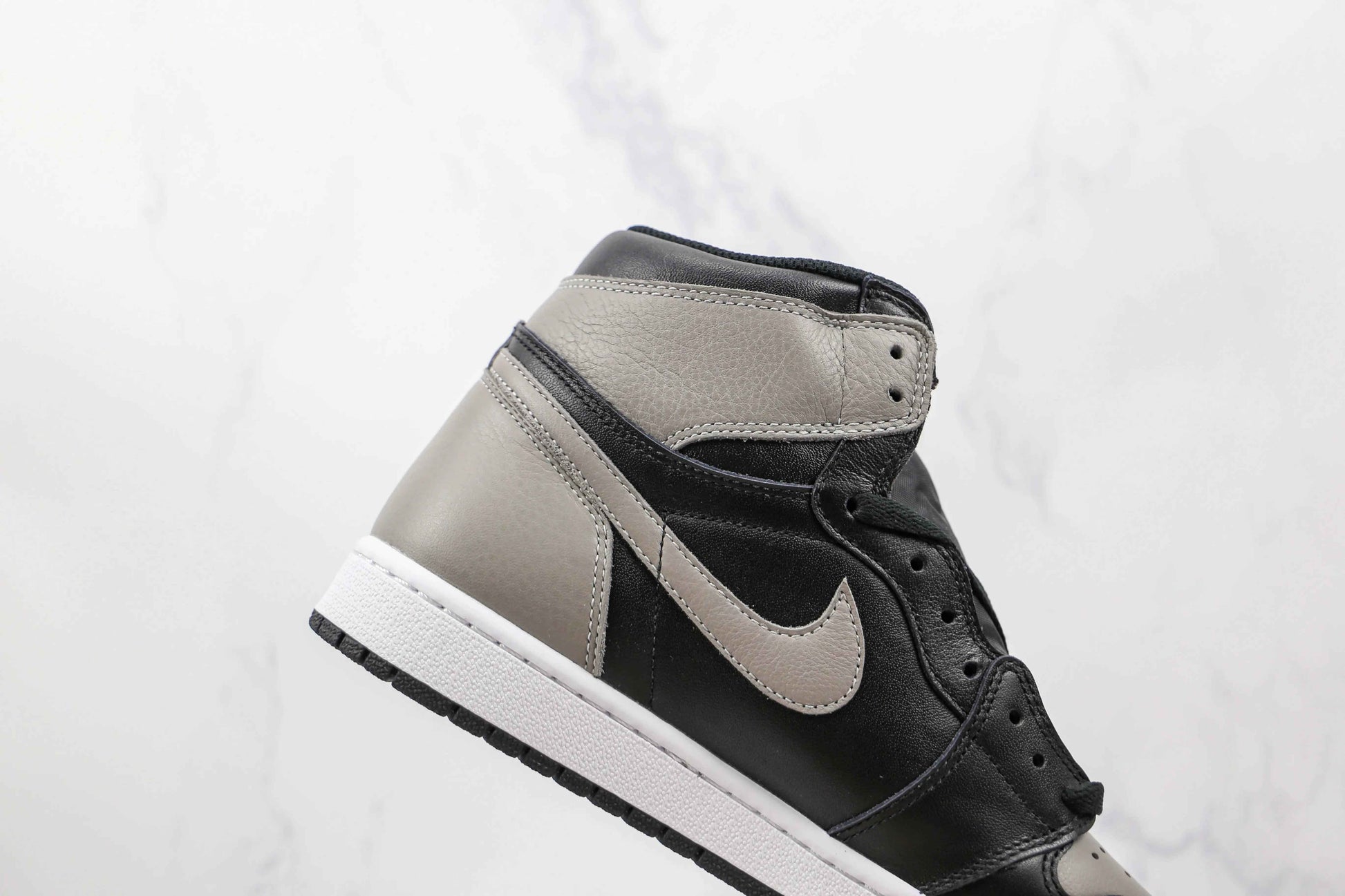 Custom Black Grey Jordan 1 High Q ( Customs And Box ), Jordan 1 Sneakers SneakerNational