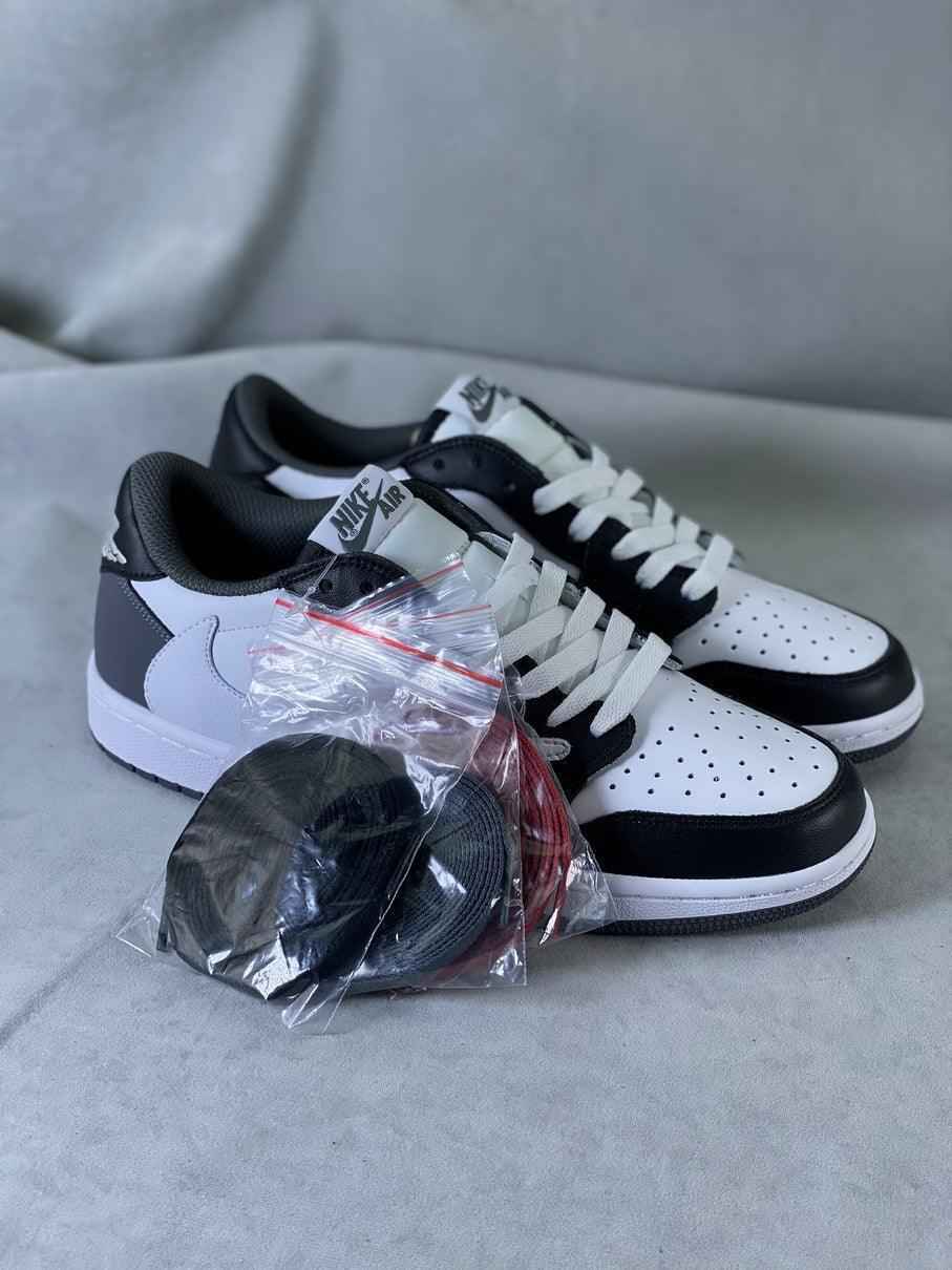 Custom Fragment x LV TS x Air Jordan 1 Low Reverse Mocha SneakerNational