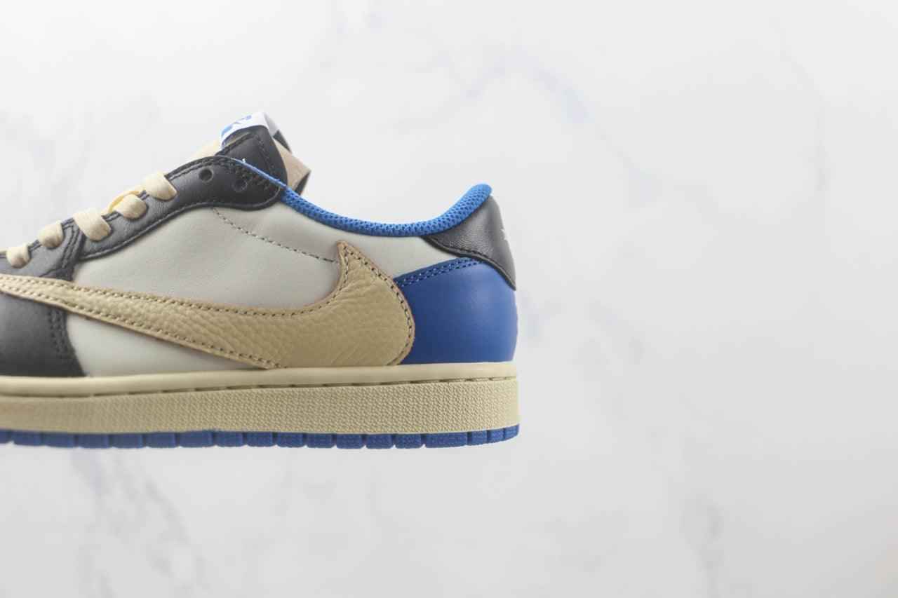 Custom Fragment x Travis Scott x Air Jordan 1 Low DM7866 140 SneakerNational