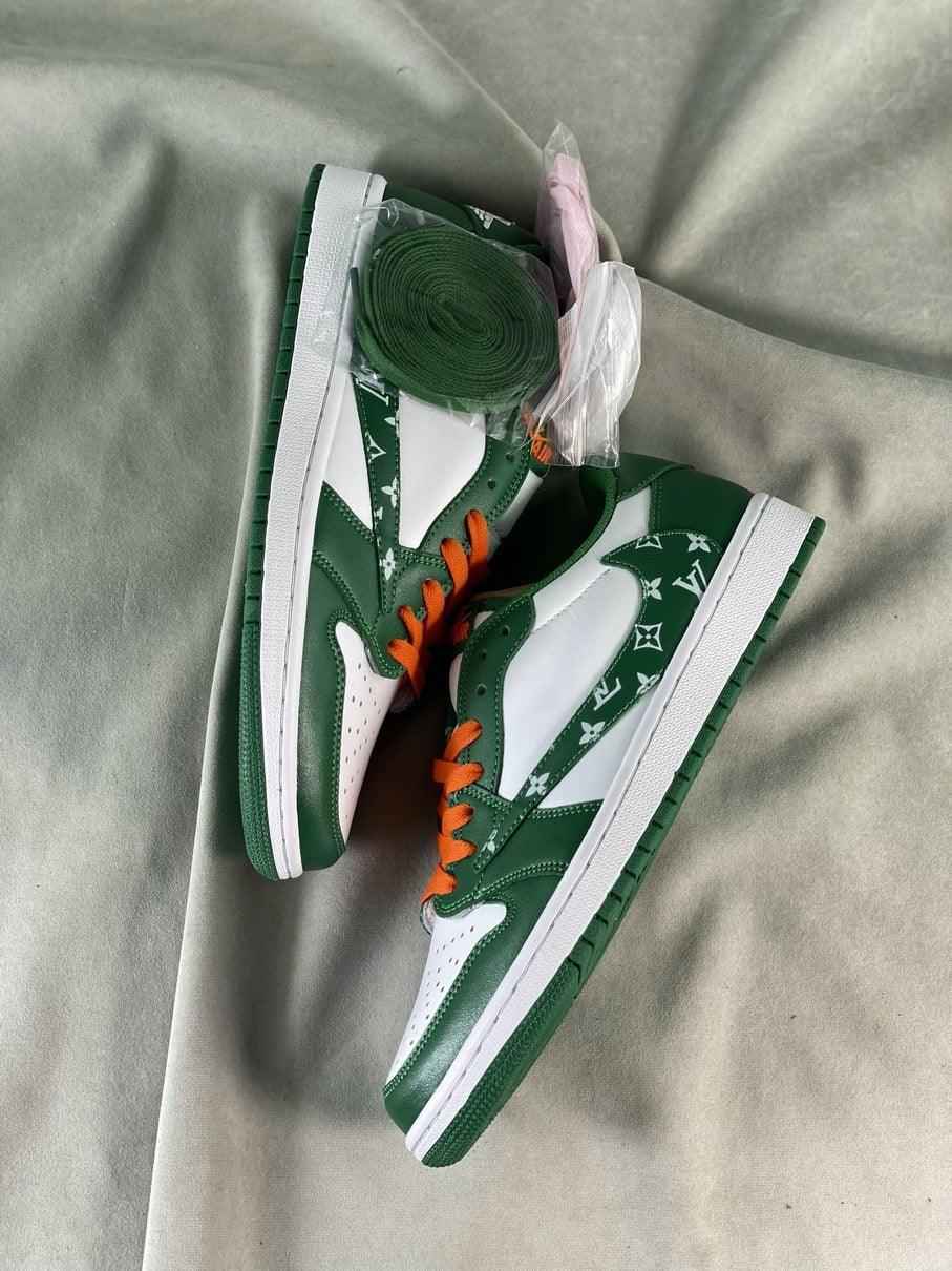 Custom Fragment x Travis Scott x Air Jordan 1 Low DM7866-885 SneakerNational
