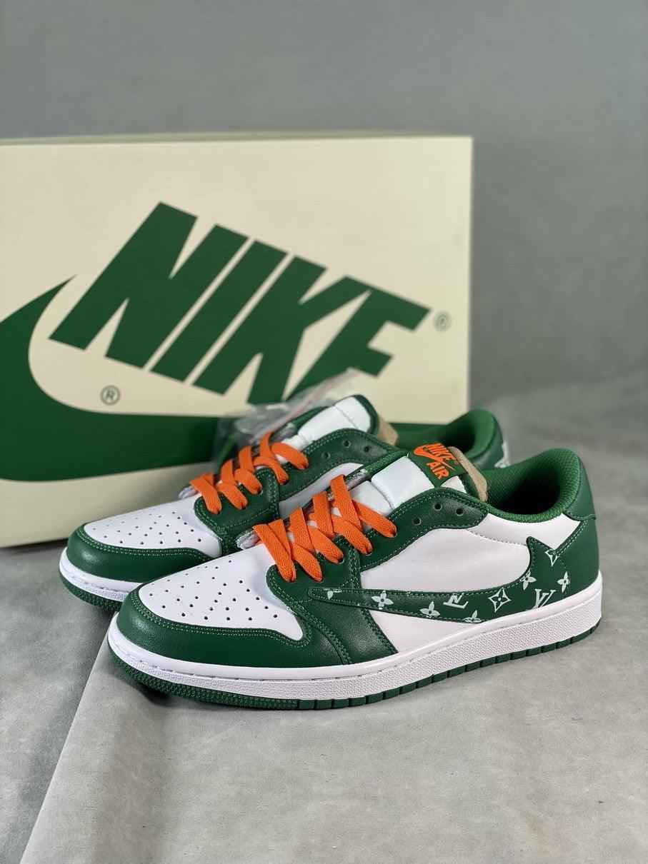 Custom Fragment x Travis Scott x Air Jordan 1 Low DM7866-885 SneakerNational