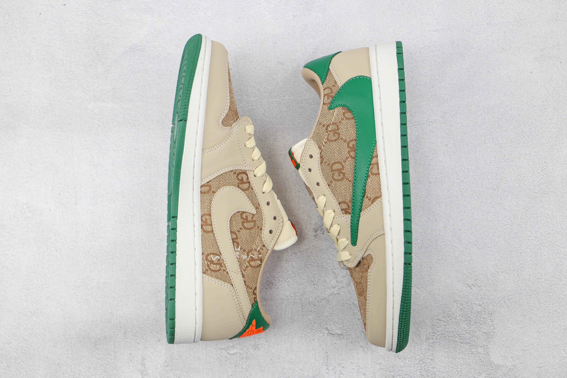 Custom Fragment x Travis Scott x Air Jordan 1 Low GG TS SneakerNational