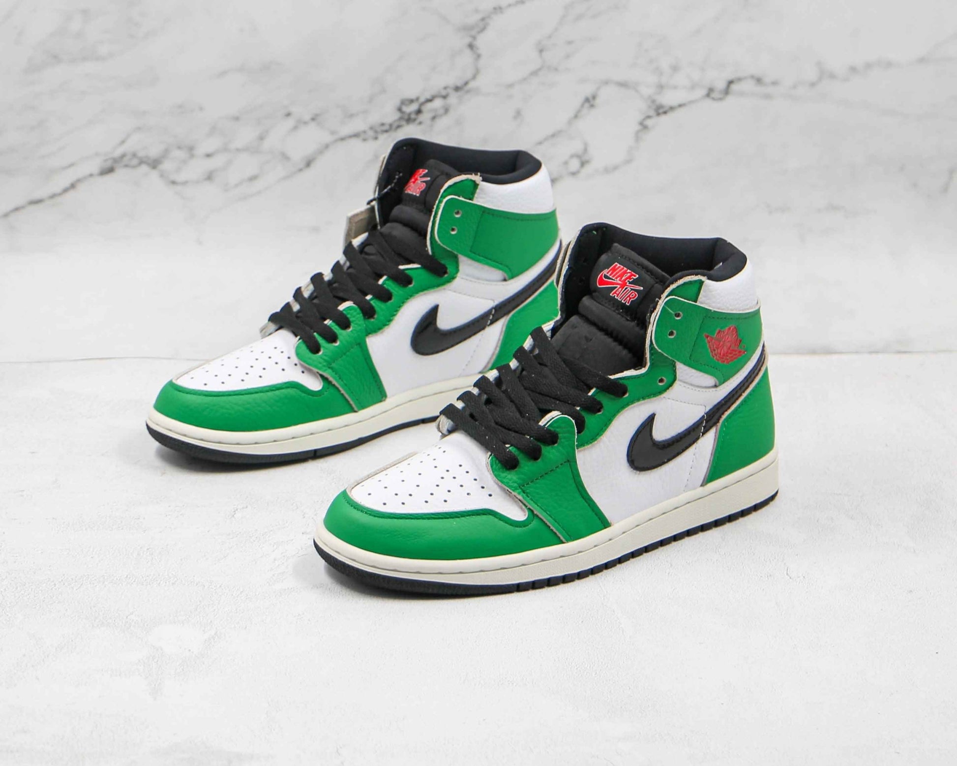 Custom GREEN Jordan 1 High Q SneakerNational