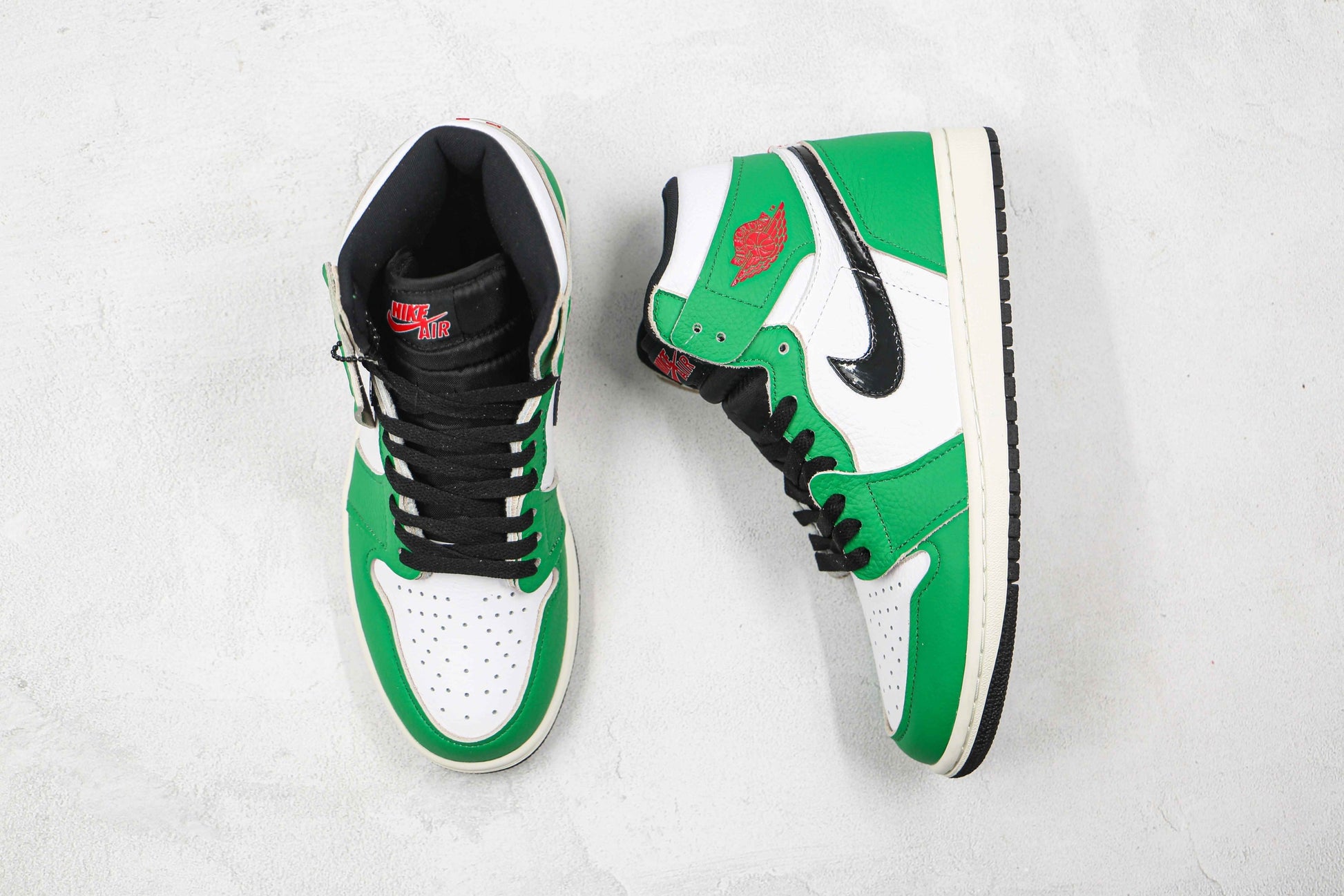 Custom GREEN Jordan 1 High Q SneakerNational