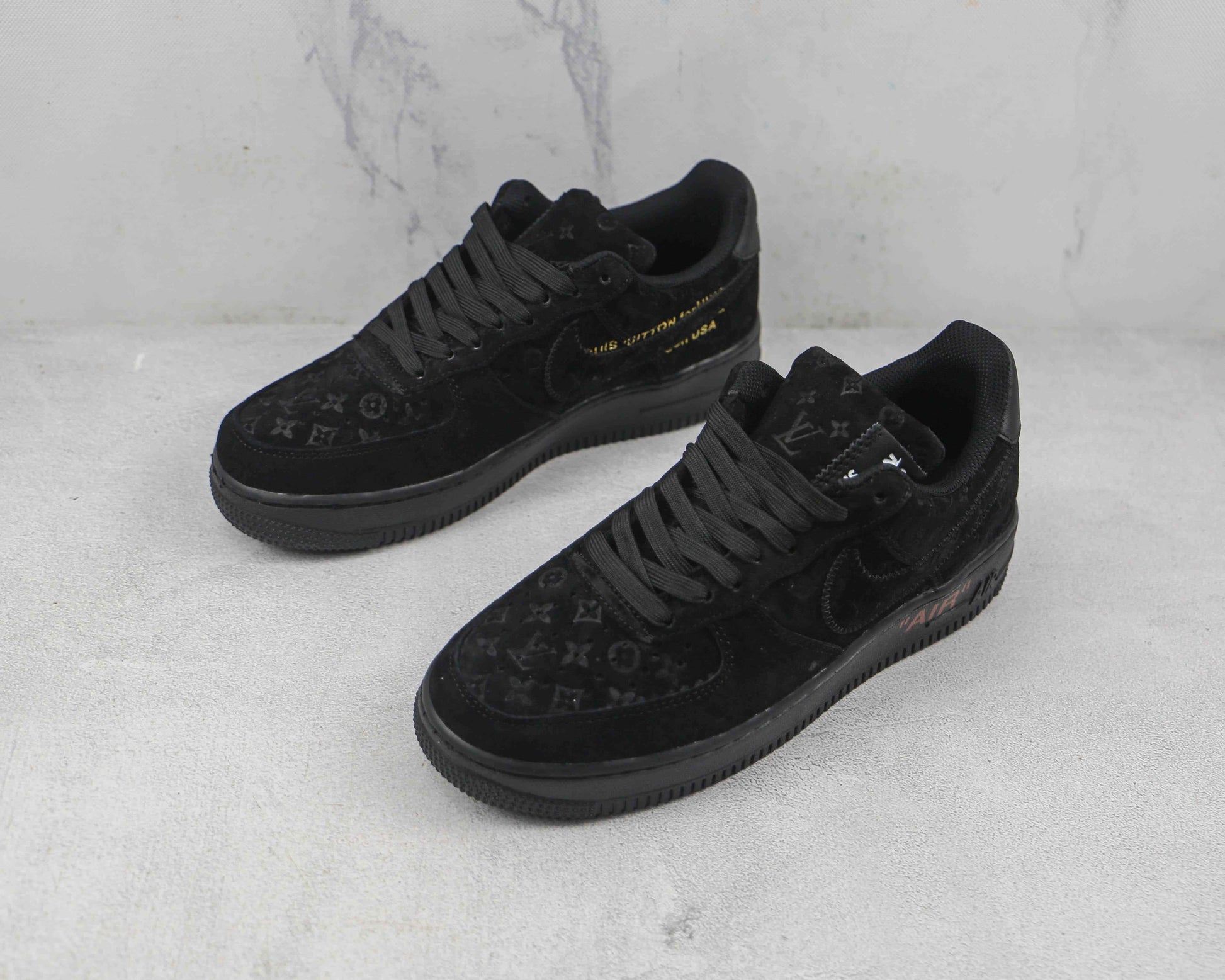 Custom LV x NK Air Force Monogram SneakerNational