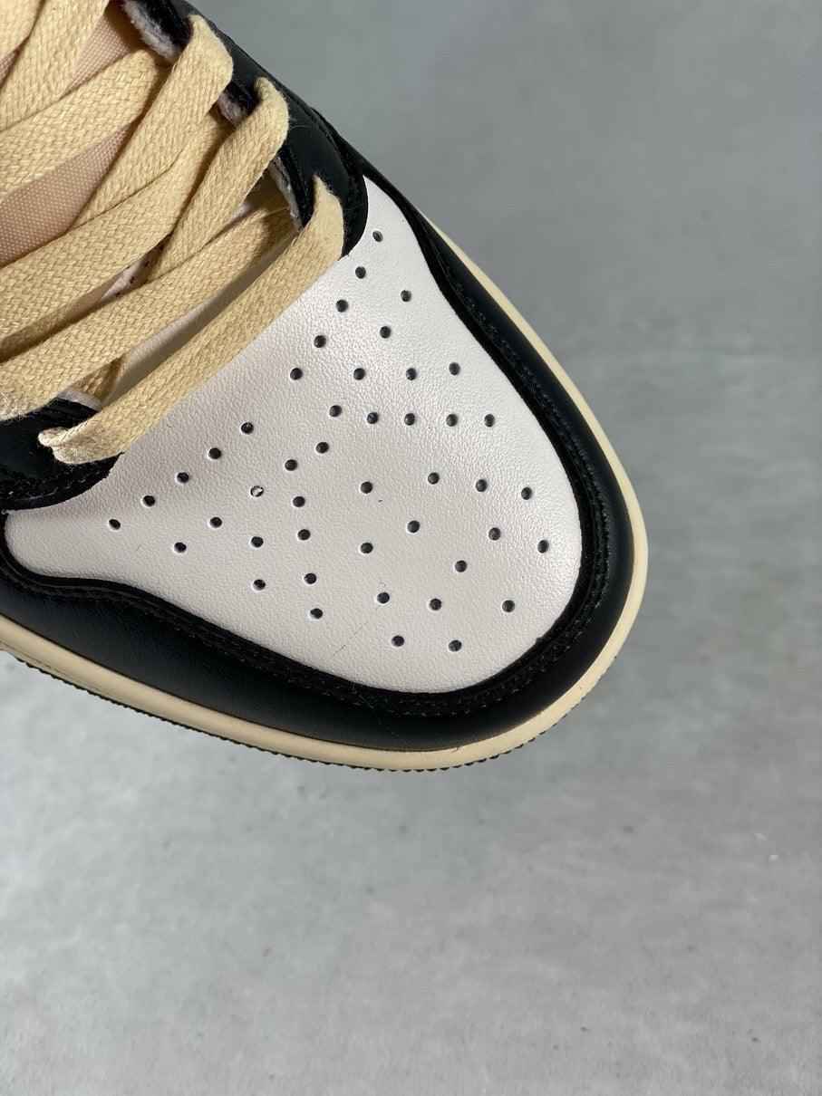 Custom Travis Scott × Air Jordan 1 Low OG “Reverse M CQ4277 105 SneakerNational